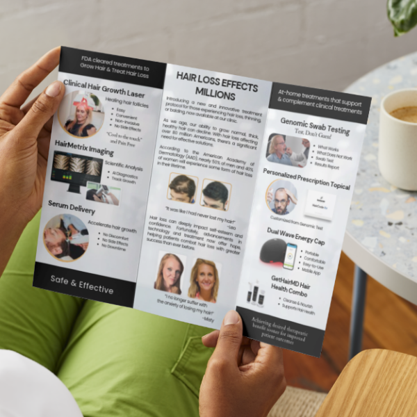 GetHairMD Brochures