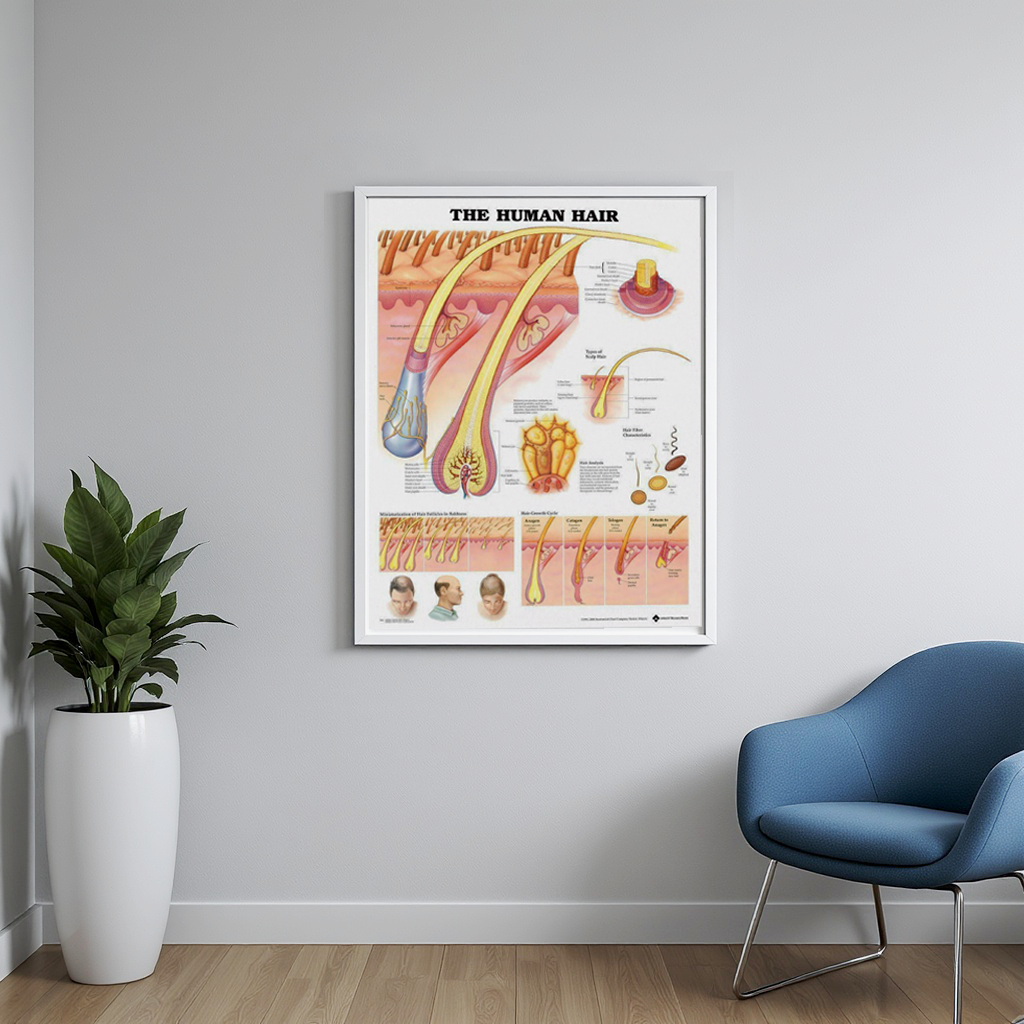 Hair Anatomy Poster